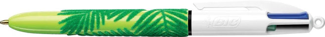 Bic 4 Kleuren Velours, balpen, 0,32 mm, 4 klassieke inktkleuren, set van 12 stuks - OfficeTown