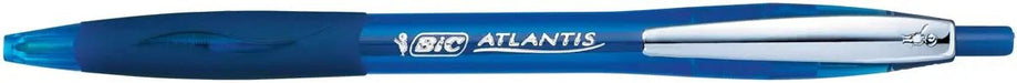 Bic Atlantis Soft balpen 1 mm, blauw, 12 stuks - OfficeTown