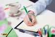 Bic balpen Atlantis Classic in groen met rubberen grip - OfficeTown