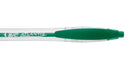 Bic balpen Atlantis Classic in groen met rubberen grip - OfficeTown