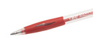 Bic balpen Atlantis Classic rood met rubberen grip - OfficeTown
