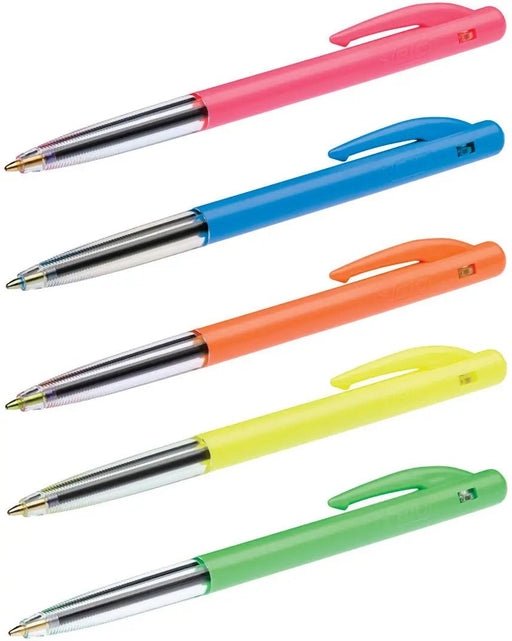 Bic balpen M10 Origineel Ultrakleuren, verpakking van 10 + 4 gratis - OfficeTown