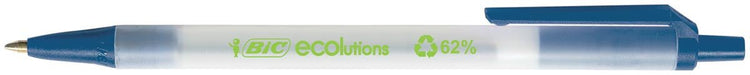 Bic ECOlutions Clic Stic balpen blauw met 0,4 mm schrijfbreedte - OfficeTown