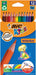 Bic Kids kleurpotlood Ecolutions Evolution, set van 12 stuks met kunstharspotloden - OfficeTown