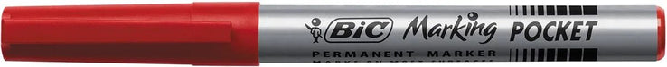 Bic permanent marker ECOlutions, schrijfbreedte 1,1 mm, fijne punt, rood - OfficeTown