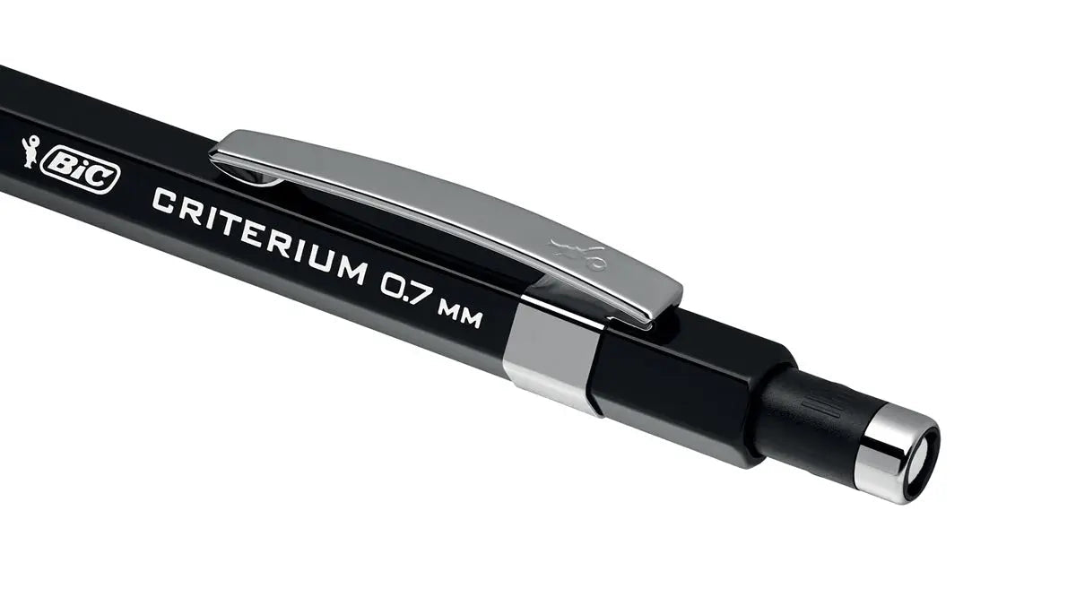 Bic vulpotlood Criterium 0,7 mm 12 stuks met indraaibare gum - OfficeTown