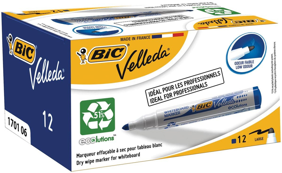 Bic whiteboardmarker 1701 blauw - OfficeTown