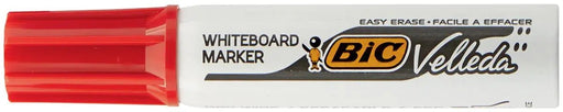 Bic whiteboardmarker Velleda 1781 rood met beitelvormige punt - OfficeTown