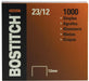 Bostitch nietjes 23 - 12 - 1M, 12 mm, verzinkt, voor B310HDS, 00540, HD - 23L17, HD - 12F - OfficeTown
