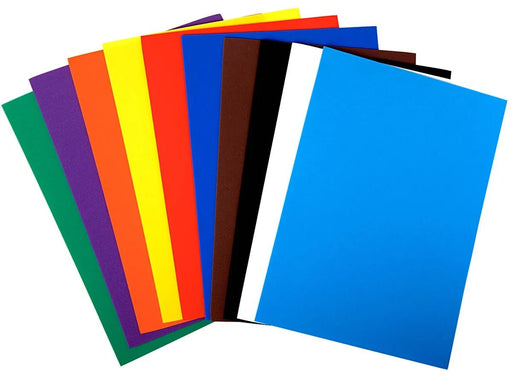 Bouhon Mosgummi - Set van 10 Assorti A4 - formaat in Diverse Kleuren - OfficeTown