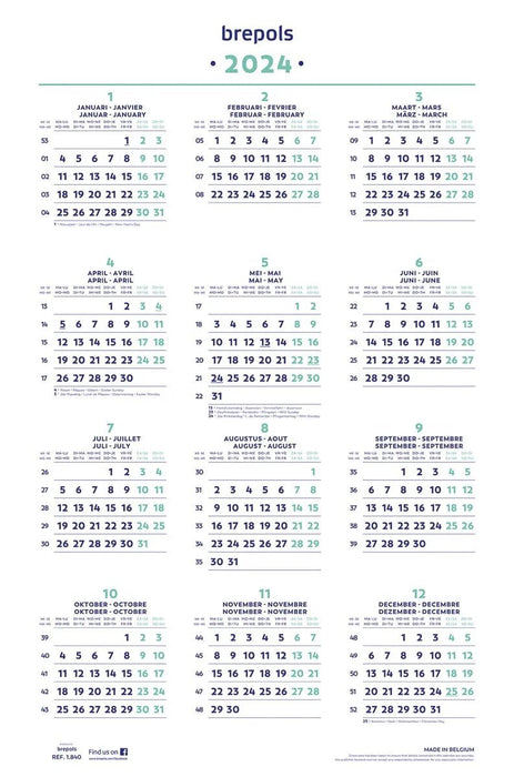 Brepols Jaarkalender, 2025 - OfficeTown