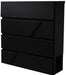 Brievenbus Deluxe PB200, zwart - OfficeTown