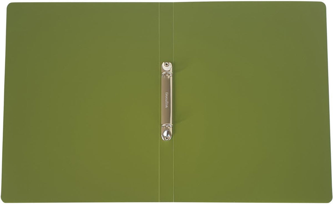 Bronyl Nature ringmap, voor ft A4, uit PP, 2 ringen van 16 mm, kaki groen - OfficeTown