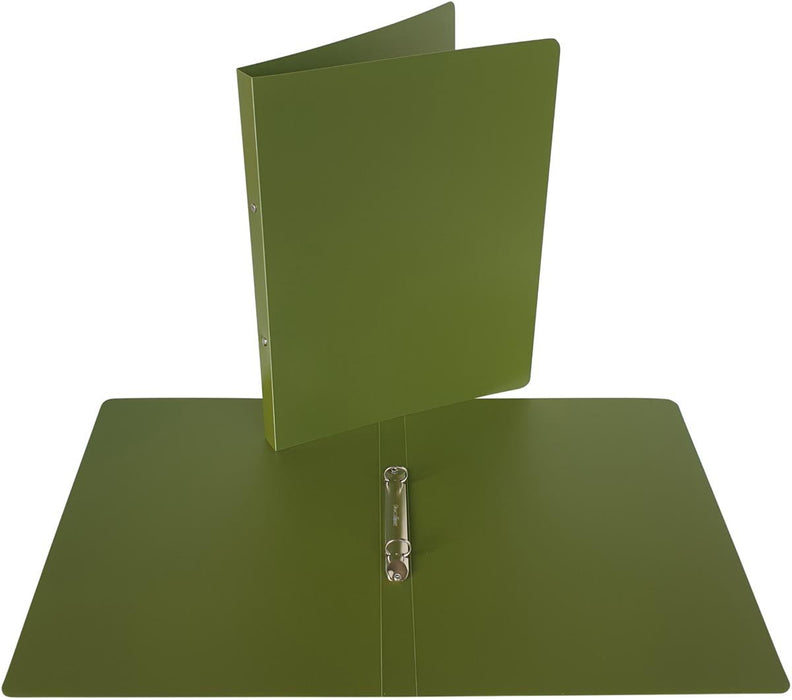 Bronyl Nature ringmap, voor ft A4, uit PP, 2 ringen van 16 mm, kaki groen - OfficeTown