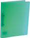 Bronyl ringmap, ft A4, PP, 2 D - ringen van 15 mm, transparant groen - OfficeTown