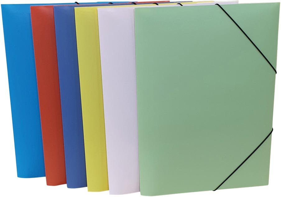Bronyl Sorbet elastomap ft A5, uit PP, assorti met 3 kleppen en elastosluiting - OfficeTown