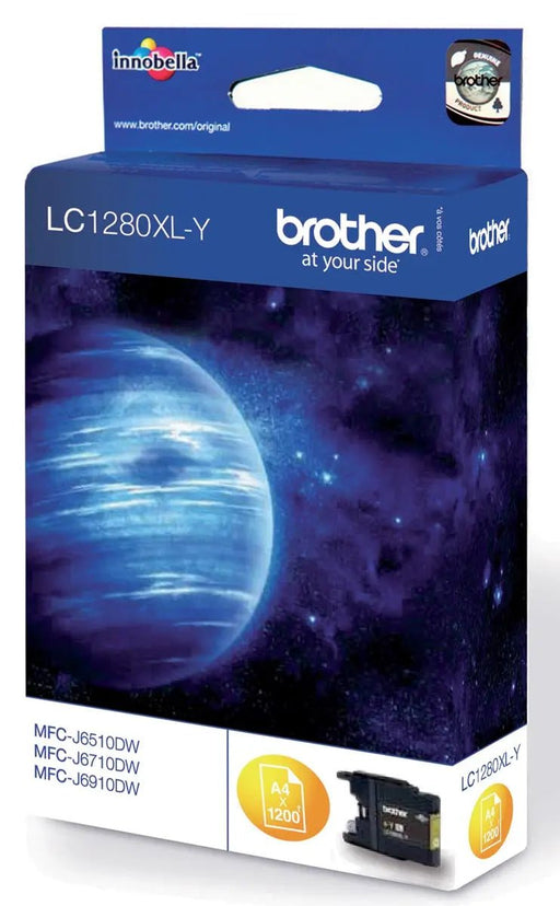 Brother Inktcartridge, 1200 pagina's, OEM LC - 1280XLY, geel - OfficeTown