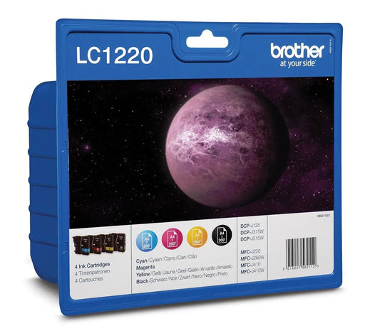 Brother inktcartridge, 300 pagina's, OEM LC - 1220VALBP, 4 kleuren met Printmogelijkheid voor MFC - J 825 DW, MFC - J 430 W, MFC - J 625 DW, DCP - J 725 DW, DCP - J 925 DW, MFC - J 835 DW, DCP - J 525 W - OfficeTown