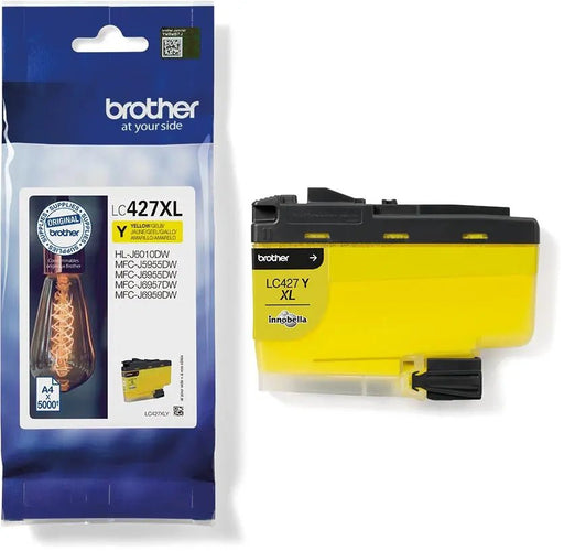 Brother Inktcartridge XL LC - 427XLY, Geel met Hoge Capaciteit - OfficeTown
