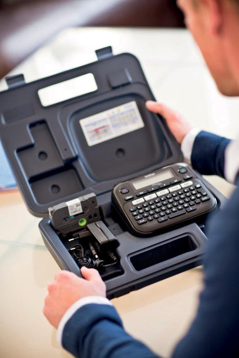 Brother labelprinting systeem PT - D210VP met draagkoffer - OfficeTown