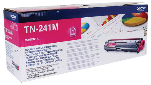 Brother toner, 1.400 pagina's, OEM TN - 241M, magenta - OfficeTown