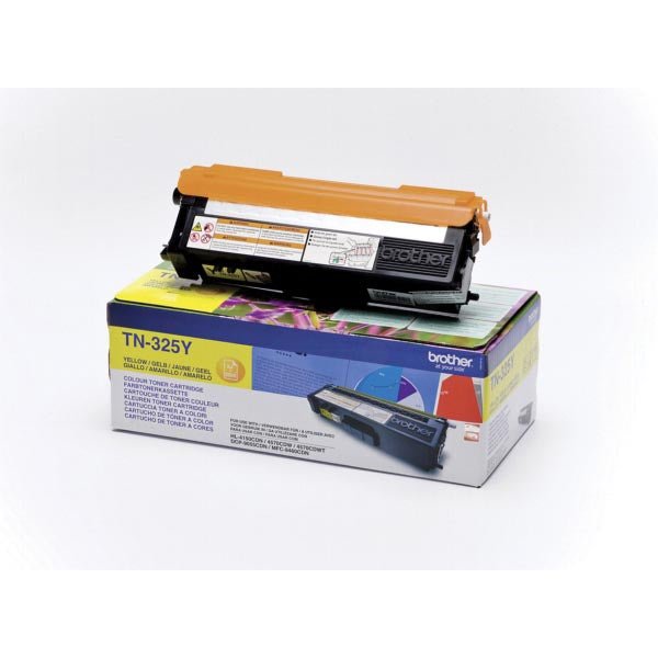 Brother toner, 3.500 pagina's, OEM TN - 325Y, geel - OfficeTown