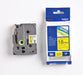 Brother TZe tape voor P - Touch 18 mm, zwart op geel - OfficeTown