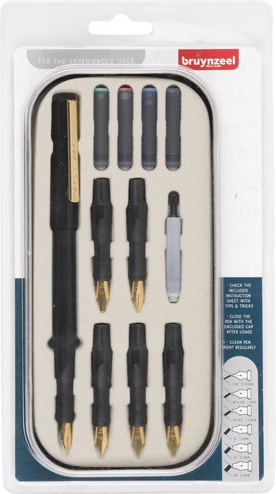 Bruynzeel Kalligrafiepennen Set, 14 stuks - OfficeTown