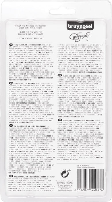 Bruynzeel Kalligrafiepennen Set, 14 stuks - OfficeTown