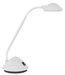 Bureaulamp MAULarc LED met boog op voet, warmwit licht, wit - OfficeTown