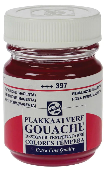 Plakkaatverf Extra Fijn, 50 ml flacon, permanentroze (magenta)