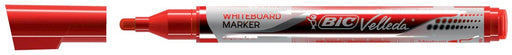 Velleda Whiteboardmarker Liquid Ink Pocket rood 12 stuks, OfficeTown