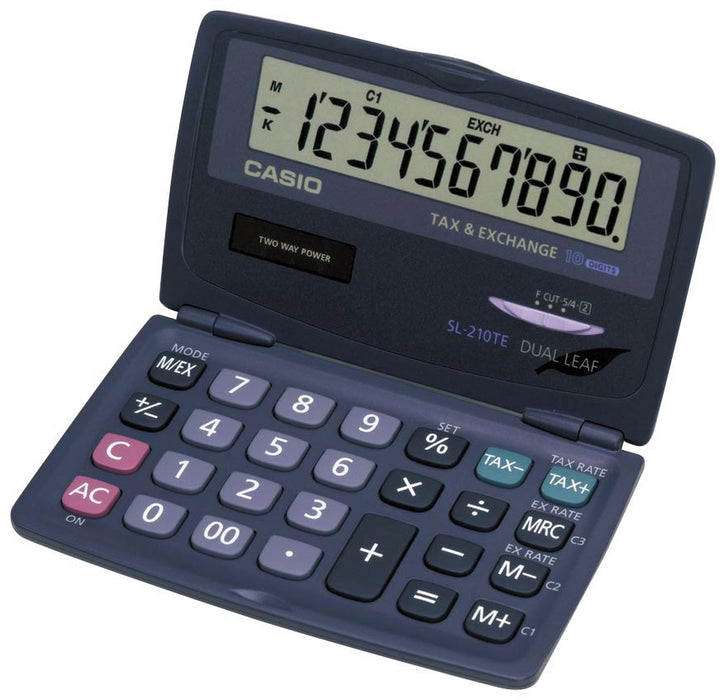 Casio rekenmachine SL-210TE met klapdeksel