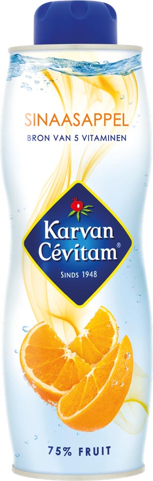 Karvan Cévitam siroop, fles van 60 cl, sinaasappel 6 stuks, OfficeTown