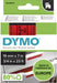 Dymo D1 tape 19 mm, zwart op rood 5 stuks, OfficeTown