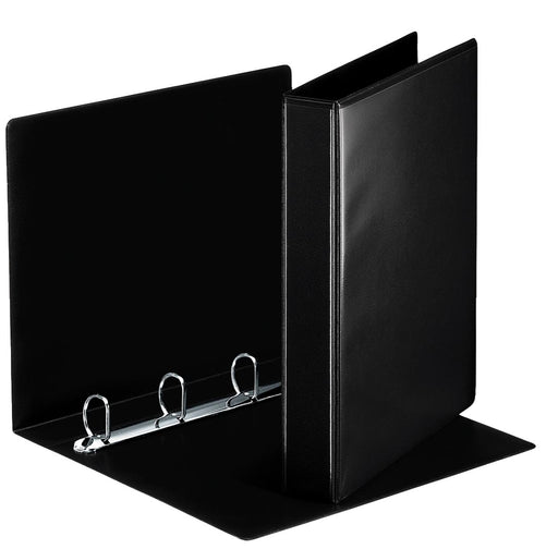 Esselte personaliseerbare ringmap, rug van 5,1 cm, 4 D-ringen van 30 mm, zwart 10 stuks, OfficeTown