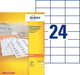 Avery 23521-200 kopieeretiketten ft 70 x 37 mm (b x h), 4800 etiketten, wit 5 stuks, OfficeTown