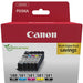 Canon inktcartridge 1 x PGI - 580PGBK zwart + 1 x CLI - 581, 200 - 1.660 pagina's, OEM 2078C008, 4 kleuren - OfficeTown