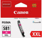 Canon inktcartridge CLI - 581M XXL, 367 foto's, OEM 1996C001, magenta - OfficeTown