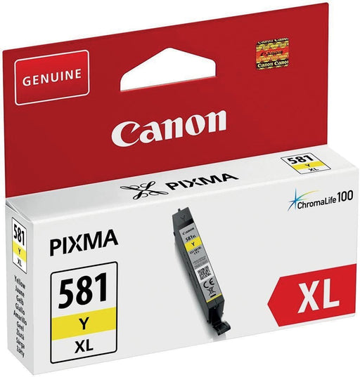 Canon inktcartridge CLI - 581Y XL, 519 pagina's, OEM 2051C001, geel - OfficeTown