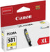 Canon inktcartridge CLI - 581Y XL, 519 pagina's, OEM 2051C001, geel - OfficeTown