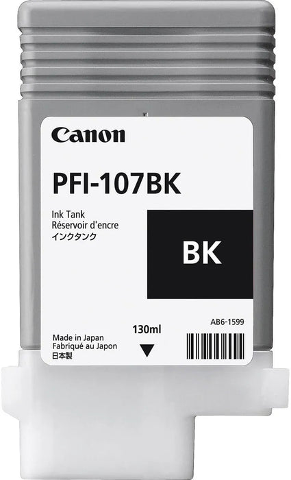 Canon inktcartridge PFI - 107, 130 ml, OEM 6705B001, zwart - OfficeTown