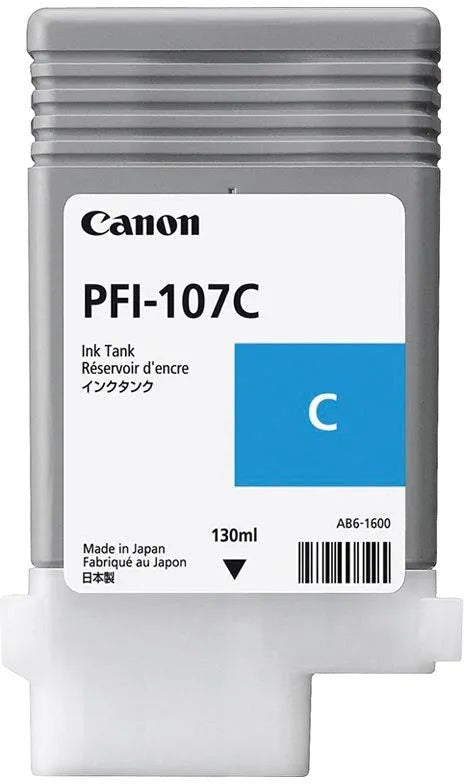 Canon inktcartridge PFI - 107, 130 ml, OEM 6706B001, cyaan - OfficeTown