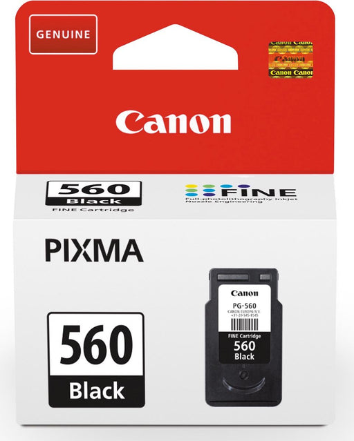Canon inktcartridge PG - 560, 180 pagina's, OEM 3713C001, zwart - OfficeTown