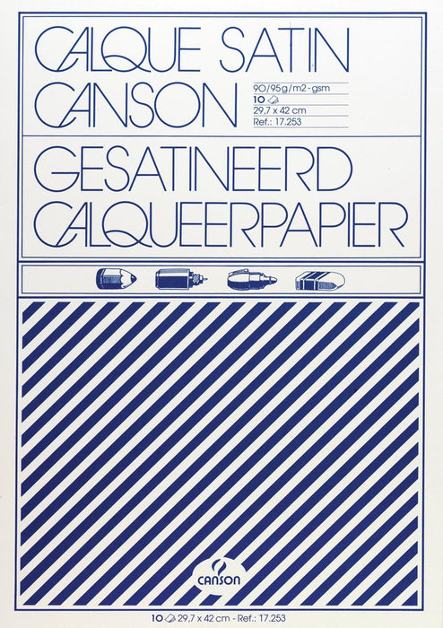 Canson kalkpapier A3, 10 vellen, 90 g/m² - OfficeTown