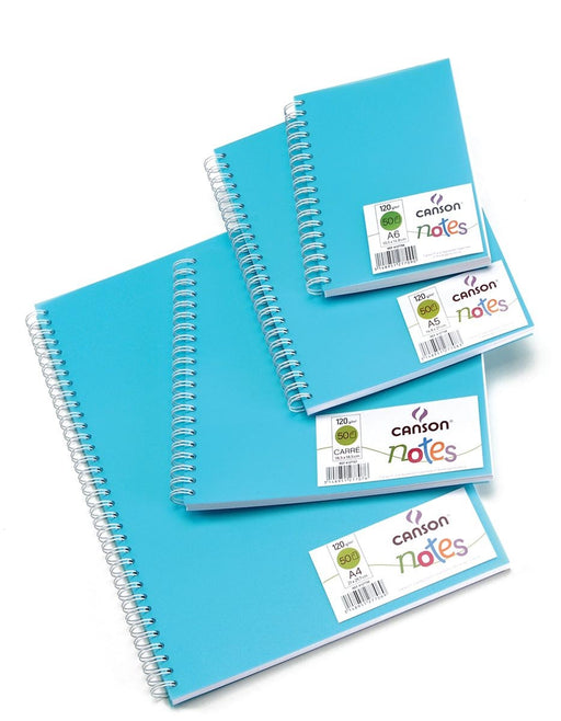 Canson schetsboek Notes, ft A4, blauw 5 stuks - OfficeTown
