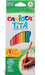 Carioca gekleurde potloden Tita, 12 stuks in een kartonnen etui met zeshoekig lichaam - OfficeTown