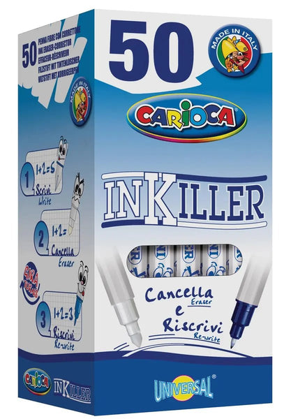 Carioca inktuitwisser Inkiller, met twee punten 50 stuks