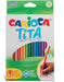 Carioca kleurpotlood Tita, 18 stuks in een kartonnen etui - OfficeTown