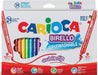 Carioca Viltstift Dubbelpunter Birello Superwashab 24 stiften met Kartonnen Etui - OfficeTown